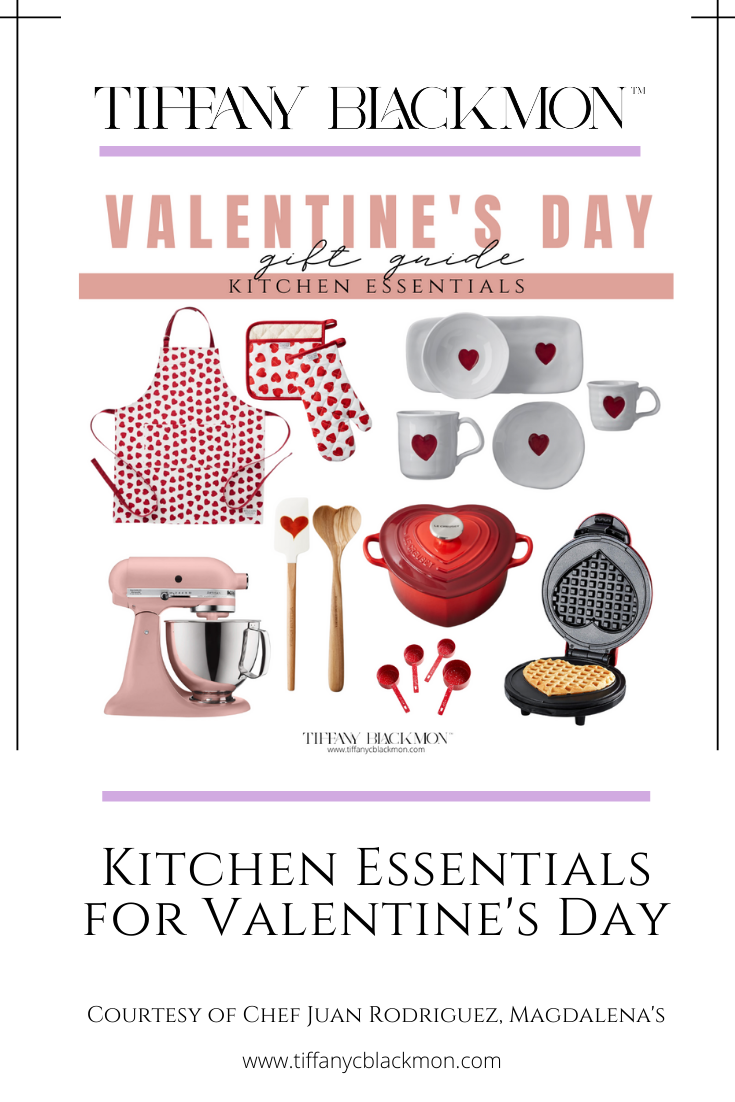 Gift Guide of Kitchen Essentials for Valentine's Day #valentinesday #giftguide #kitchenessentials #hearts #valentinesdaytheme