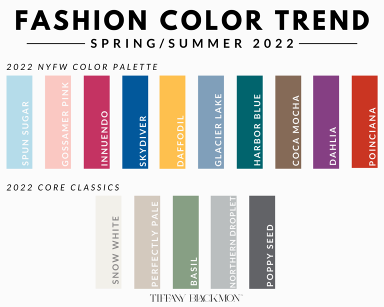 The Colors of Spring & Summer 2022 - Tiffany Blackmon