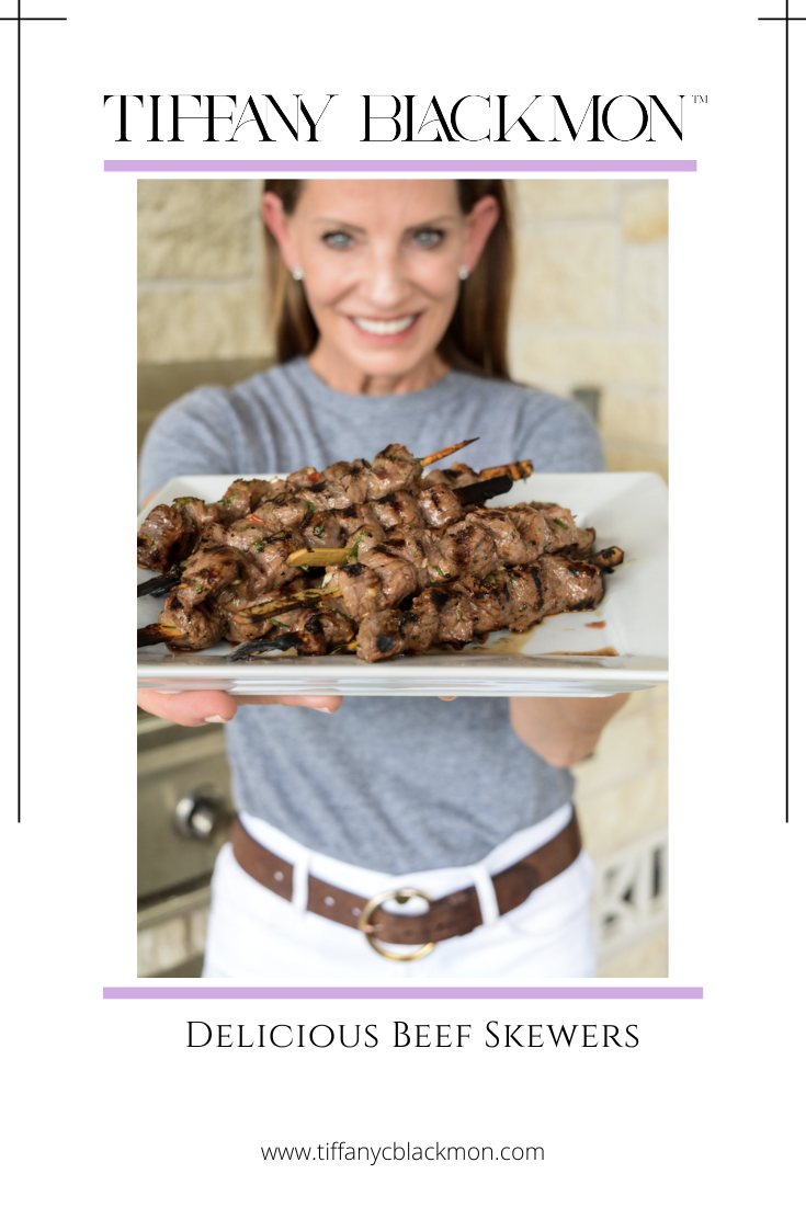 Final Four Celebrations | Tequila Marinated Beef Skewers Recipe Beef skewers #hosting #finalfour #marchmadness #recipe #gamedayrecipe