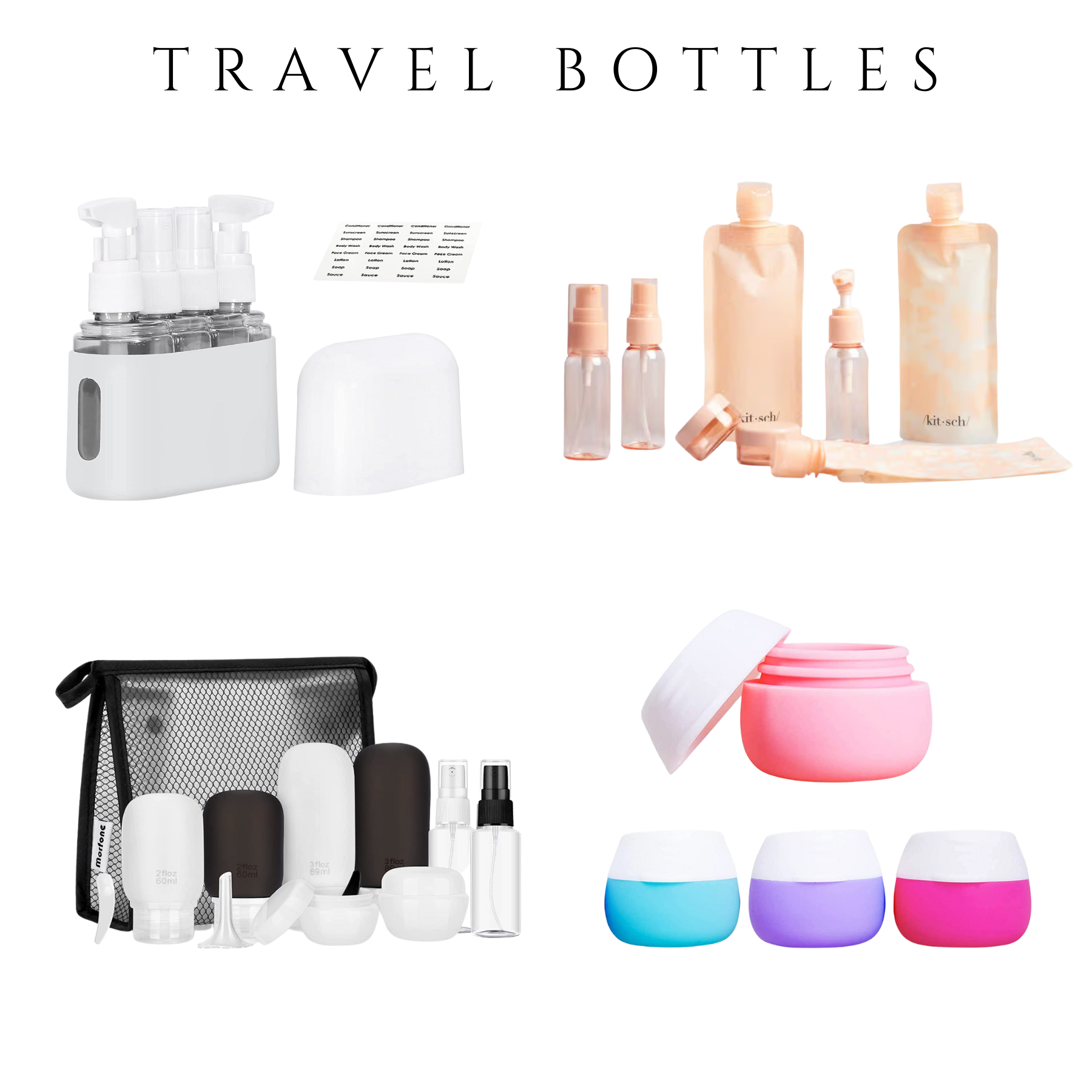 Travel Skincare
#skincare #travel #travelhacks #skinessentials #travelbottles #travelbag #cosmeticscase #makeupbag #skin #skincaresets 