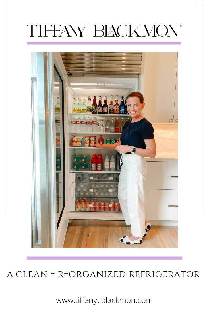 A Clean + Organized Refrigerator #springrefresh #homeorganization #springcleaning #refrigeratororganization 