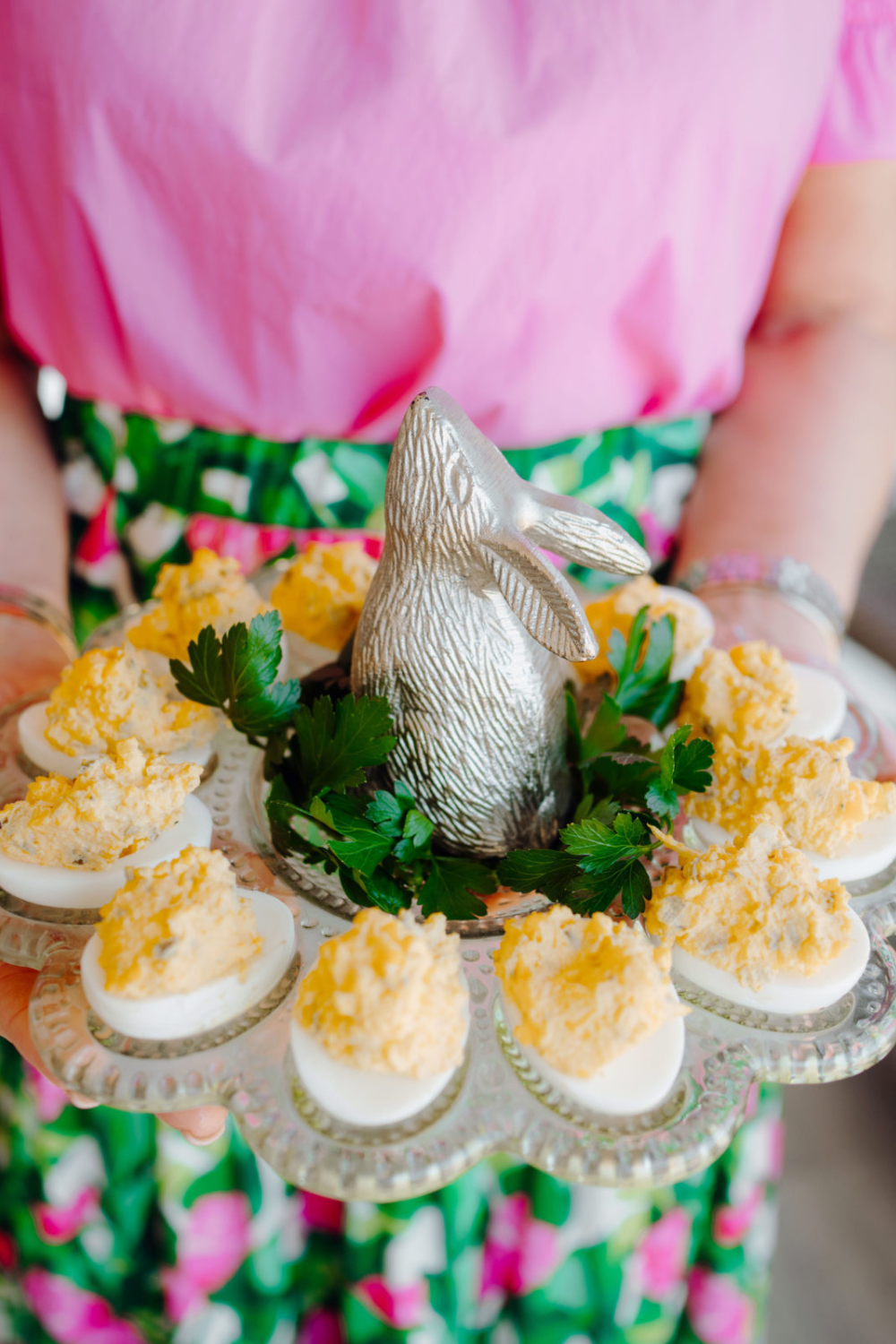Deviled Eggs: The Perfect Spring Recipe

deviled eggs, eggs, appetizer, easter, spring, recipe, spring recipe, easter recipe, bunny tray, deviled egg tray