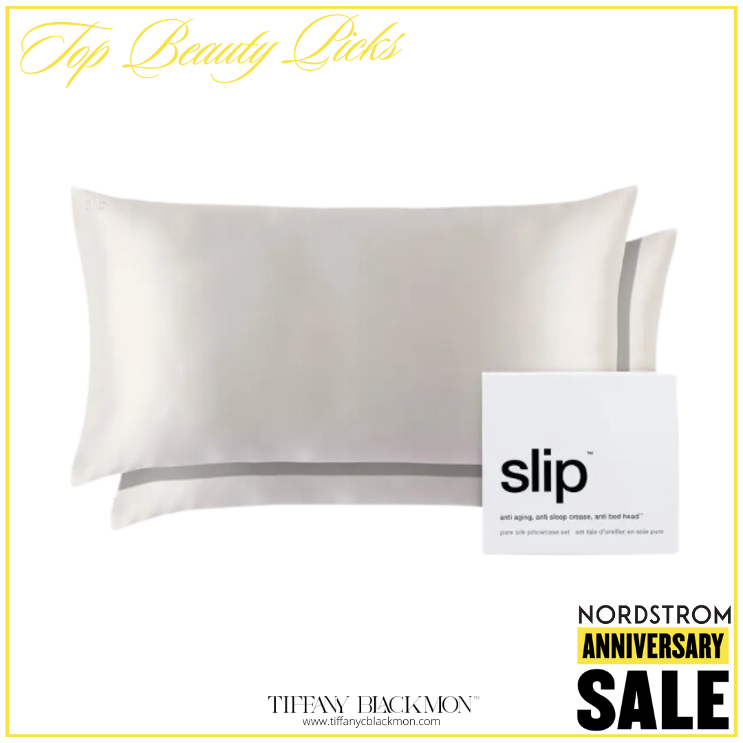 top beauty picks, nordstrom anniversary sale, beauty picks, 2024 nordstrom anniversary sale, nordstrom, sale, beauty deals, slip silk pillowcases, silk pillowcase