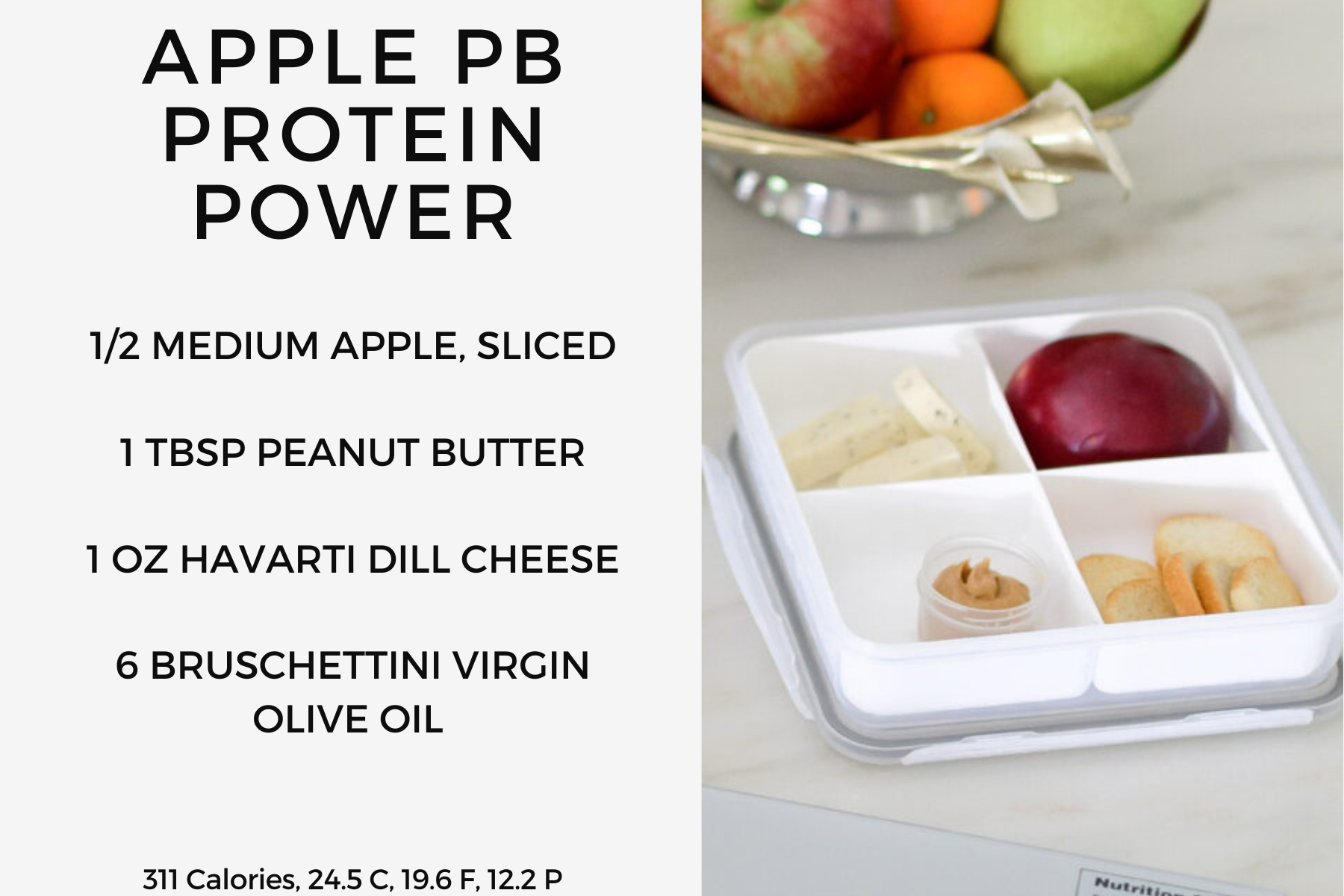 Apple PB Protein Power recipe