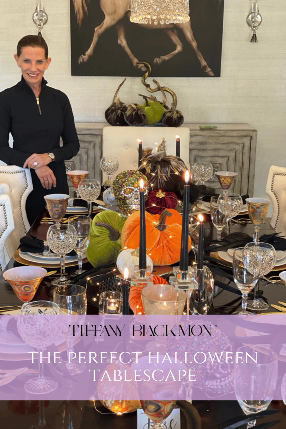 tiffany blackmon, the perfect halloween tablescape