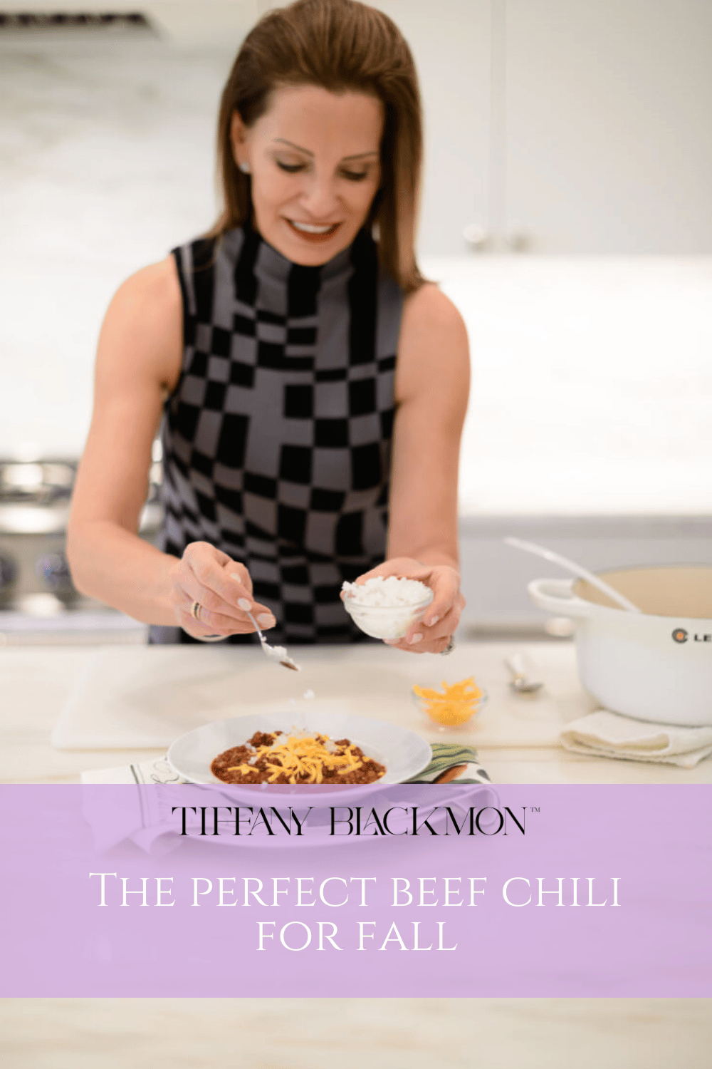 the perfect beef chili for fall, tiffany blackmon