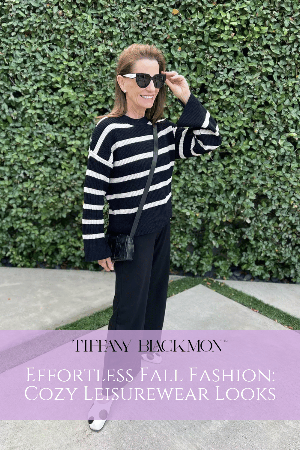 effortless fall fashion, cozy leisurewear looks, tiffany blackmon