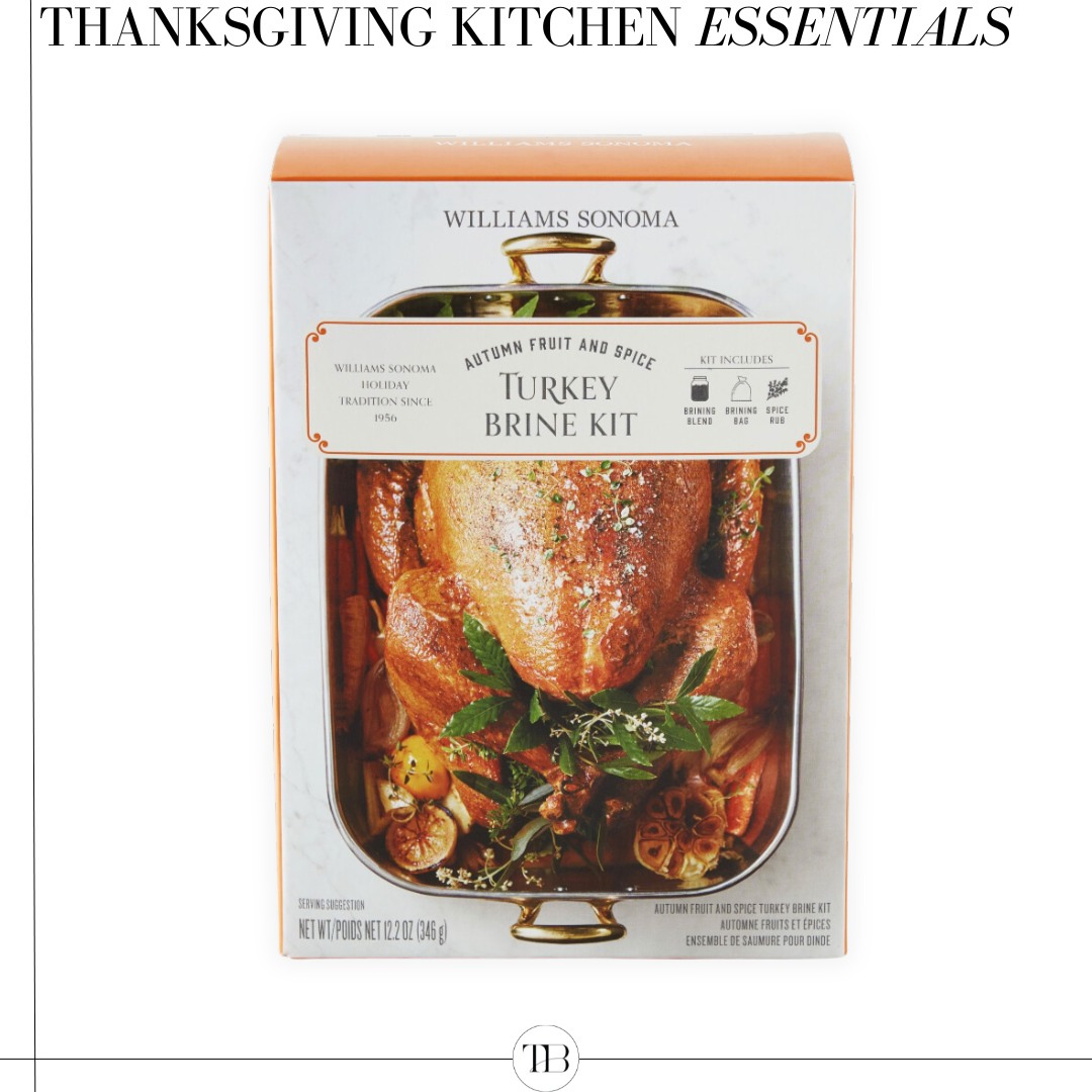 thanksgiving kitchen essentials, turkey seasoning brine kit